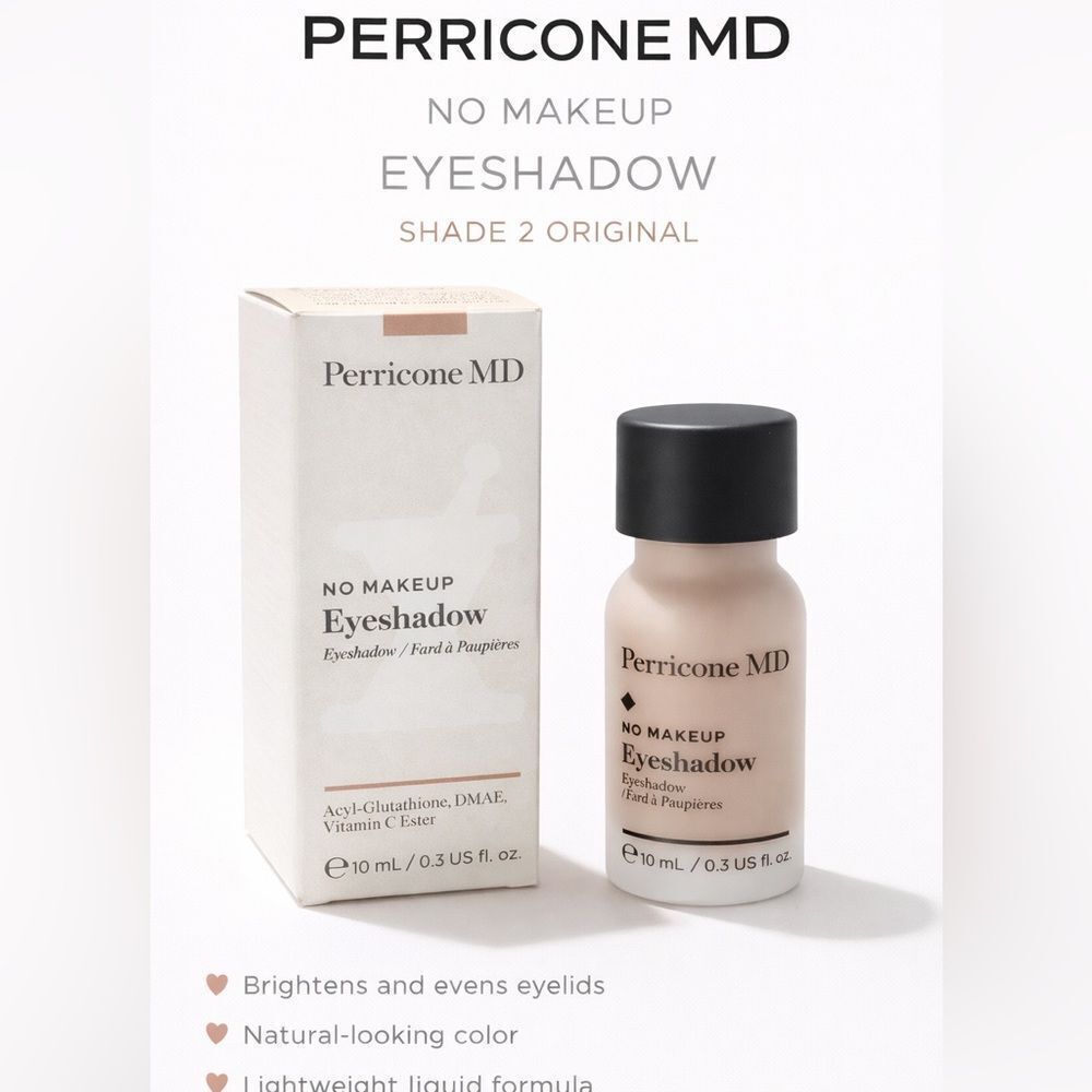 Perricone MD No Makeup Eyeshadow Shade 2 Original 10mL Full Size. NIB!